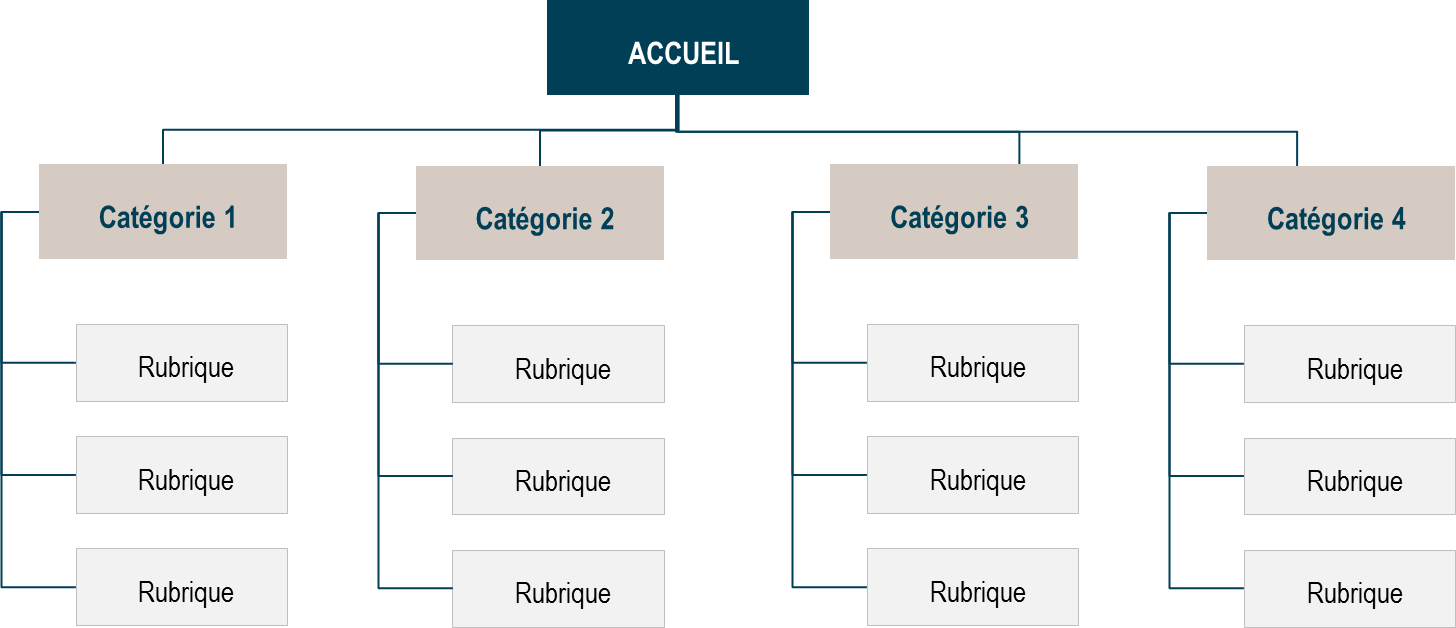 arborescence site web marketplace